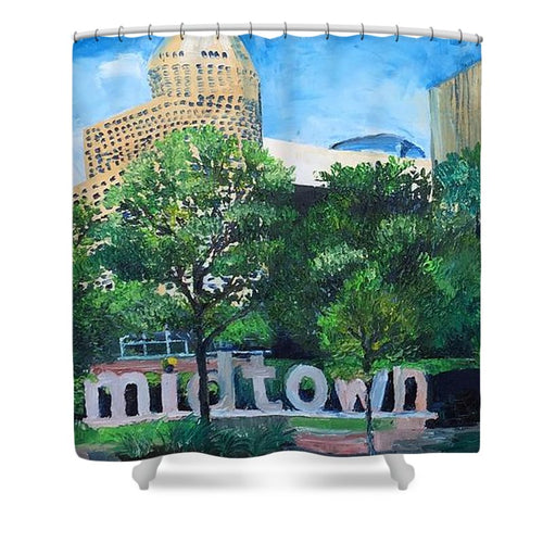 Midtown Skyline - Shower Curtain