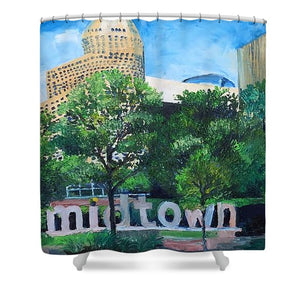 Midtown Skyline - Shower Curtain