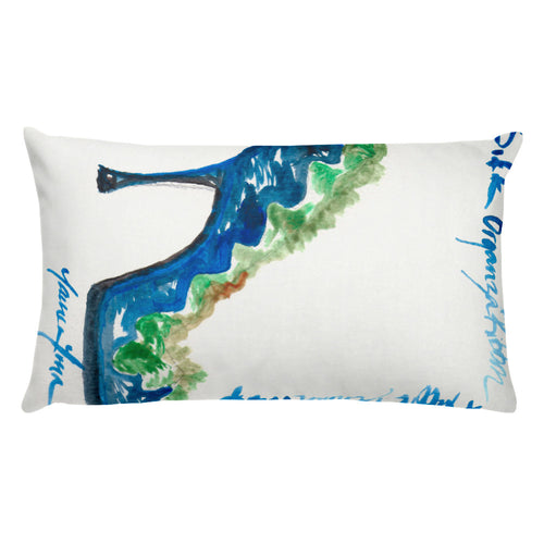 Silk Ribbon Pillow