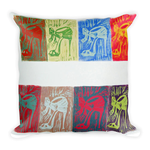 Shoe Prints Pillow