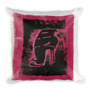 Pink Shoe Pillow