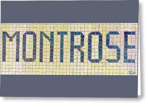 Montrose Mosaic - Greeting Card