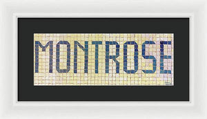 Montrose Mosaic - Framed Print