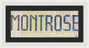 Montrose Mosaic - Framed Print