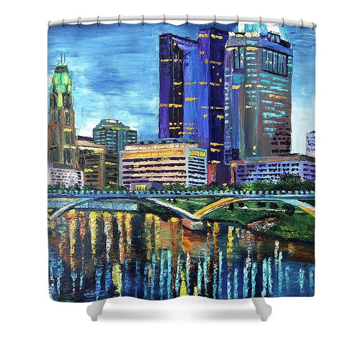 My home Columbus, Ohio - Shower Curtain