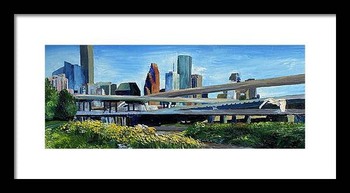 Natures Urban Crossroads - Framed Print