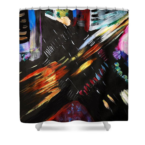 NightCross - Shower Curtain