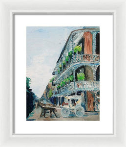 NOLA Carriage Ride - Framed Print