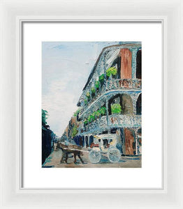 NOLA Carriage Ride - Framed Print