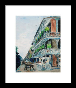 NOLA Carriage Ride - Framed Print