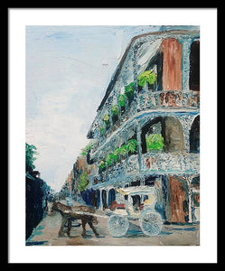 NOLA Carriage Ride - Framed Print