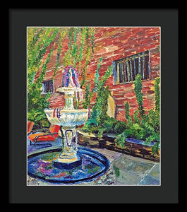 NOLA Courtyard - Framed Print