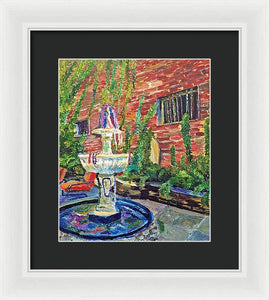 NOLA Courtyard - Framed Print