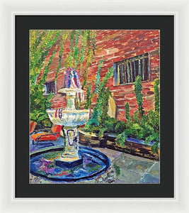 NOLA Courtyard - Framed Print