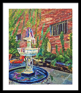 NOLA Courtyard - Framed Print