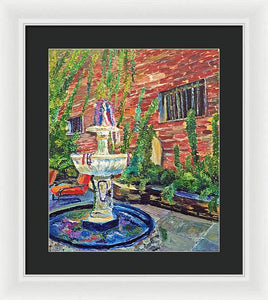 NOLA Courtyard - Framed Print