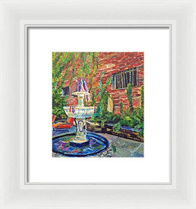 NOLA Courtyard - Framed Print