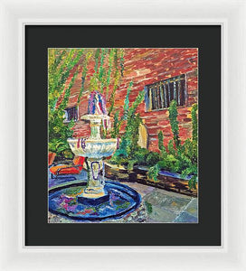 NOLA Courtyard - Framed Print