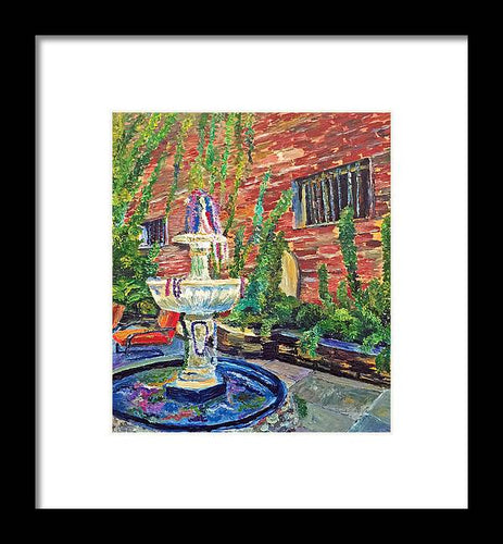 NOLA Courtyard - Framed Print