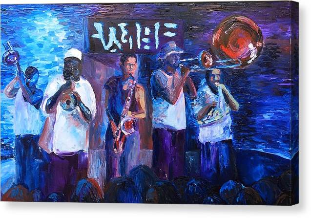 NOLA Jazz Band - Canvas Print