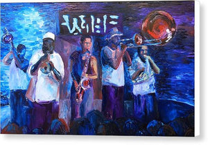 NOLA Jazz Band - Canvas Print