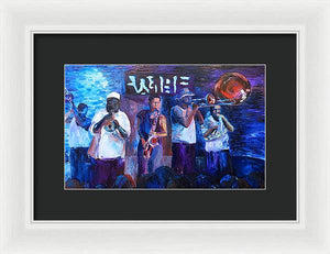 NOLA Jazz Band - Framed Print