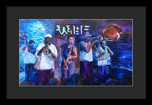 NOLA Jazz Band - Framed Print