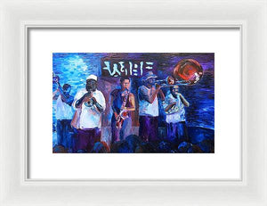 NOLA Jazz Band - Framed Print