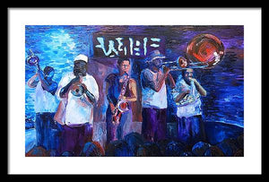 NOLA Jazz Band - Framed Print