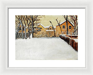 Ohio Snow - Framed Print