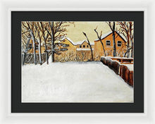 Load image into Gallery viewer, Ohio Snow - Framed Print