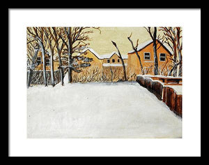 Ohio Snow - Framed Print