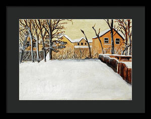 Ohio Snow - Framed Print