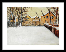 Load image into Gallery viewer, Ohio Snow - Framed Print