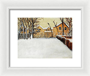 Ohio Snow - Framed Print