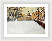 Load image into Gallery viewer, Ohio Snow - Framed Print