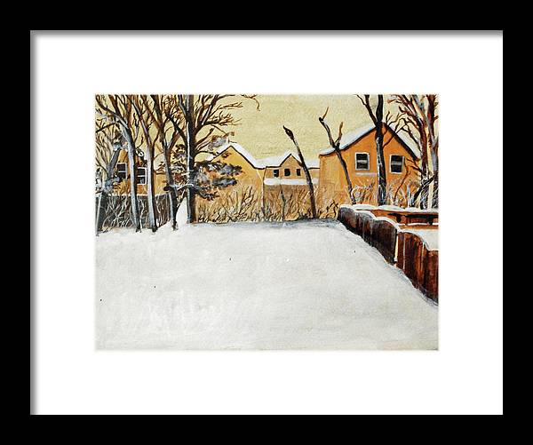 Ohio Snow - Framed Print