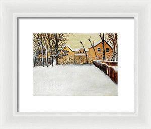 Ohio Snow - Framed Print