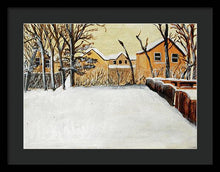 Load image into Gallery viewer, Ohio Snow - Framed Print