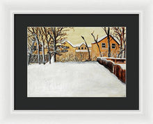 Load image into Gallery viewer, Ohio Snow - Framed Print