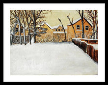 Load image into Gallery viewer, Ohio Snow - Framed Print