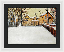 Load image into Gallery viewer, Ohio Snow - Framed Print