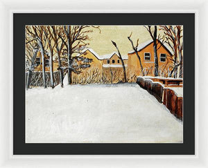 Ohio Snow - Framed Print