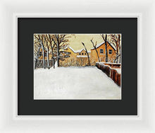 Load image into Gallery viewer, Ohio Snow - Framed Print