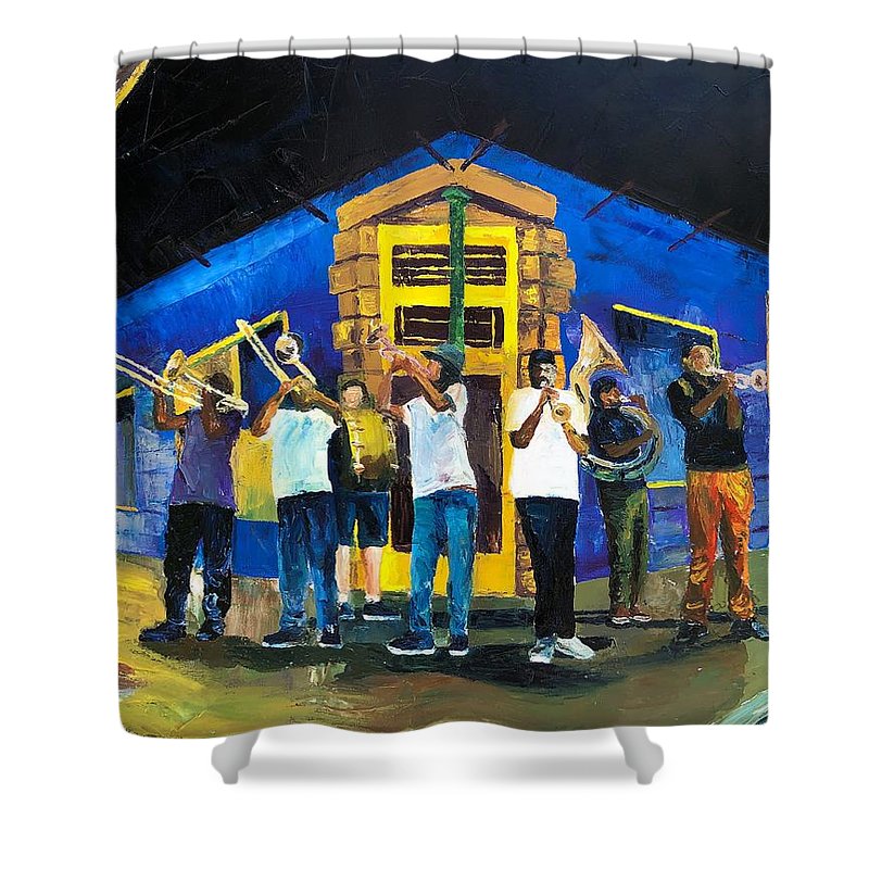 Party On Frenchmen - Shower Curtain