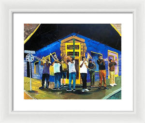 Party On Frenchmen - Framed Print