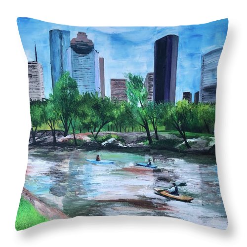 Pon de River - Throw Pillow