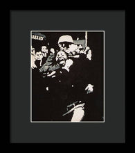 Load image into Gallery viewer, Protestor yells to the photographer during an arrest 1968 - Framed Print