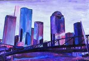 Purple Sky on the Bayou - Art Print
