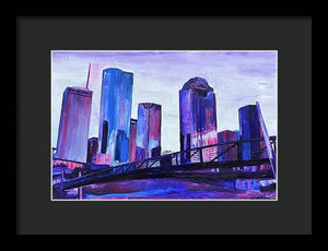 Purple Sky on the Bayou - Framed Print